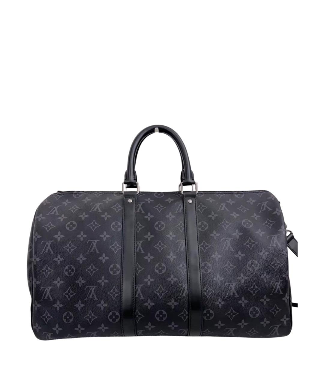 LOUIS VUITTON Черная дорожная/спортивная сумка, фото 1