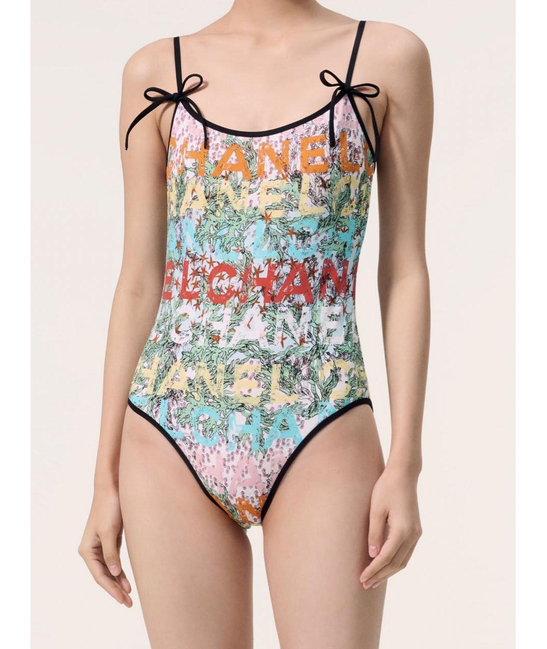 CHANEL Мульти купальник, фото 4