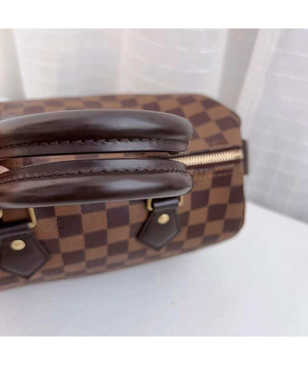 LOUIS VUITTON Коричневая сумка с короткими ручками, фото 6