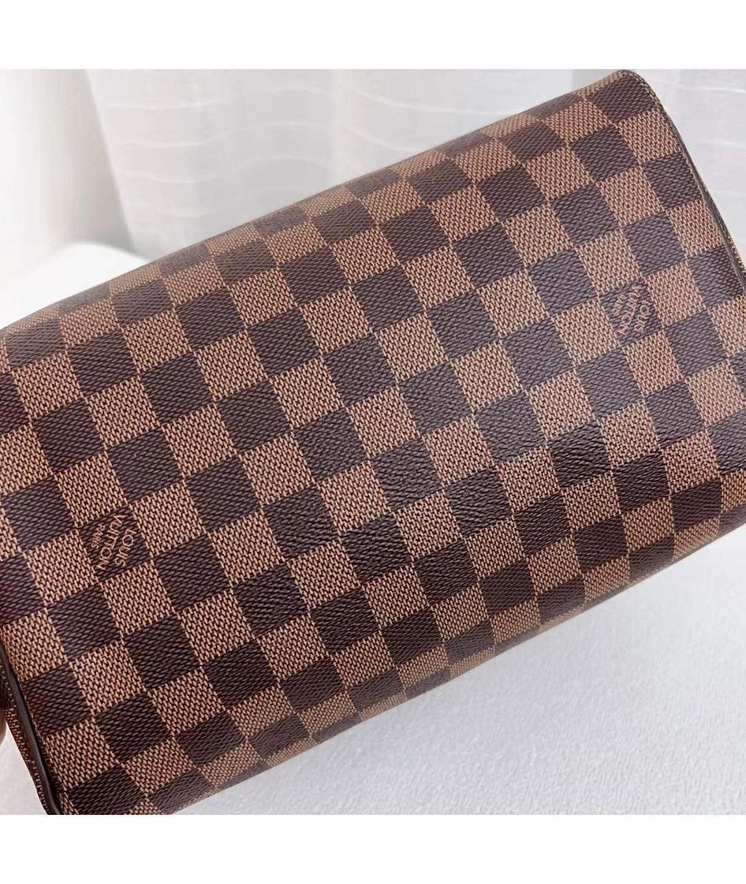 LOUIS VUITTON Коричневая сумка с короткими ручками, фото 3