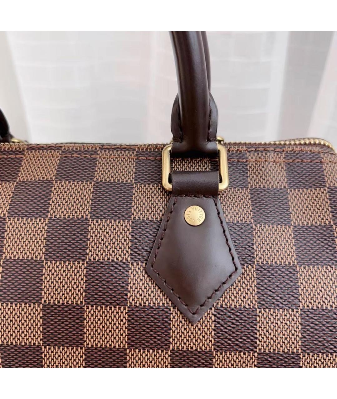 LOUIS VUITTON Коричневая сумка с короткими ручками, фото 7