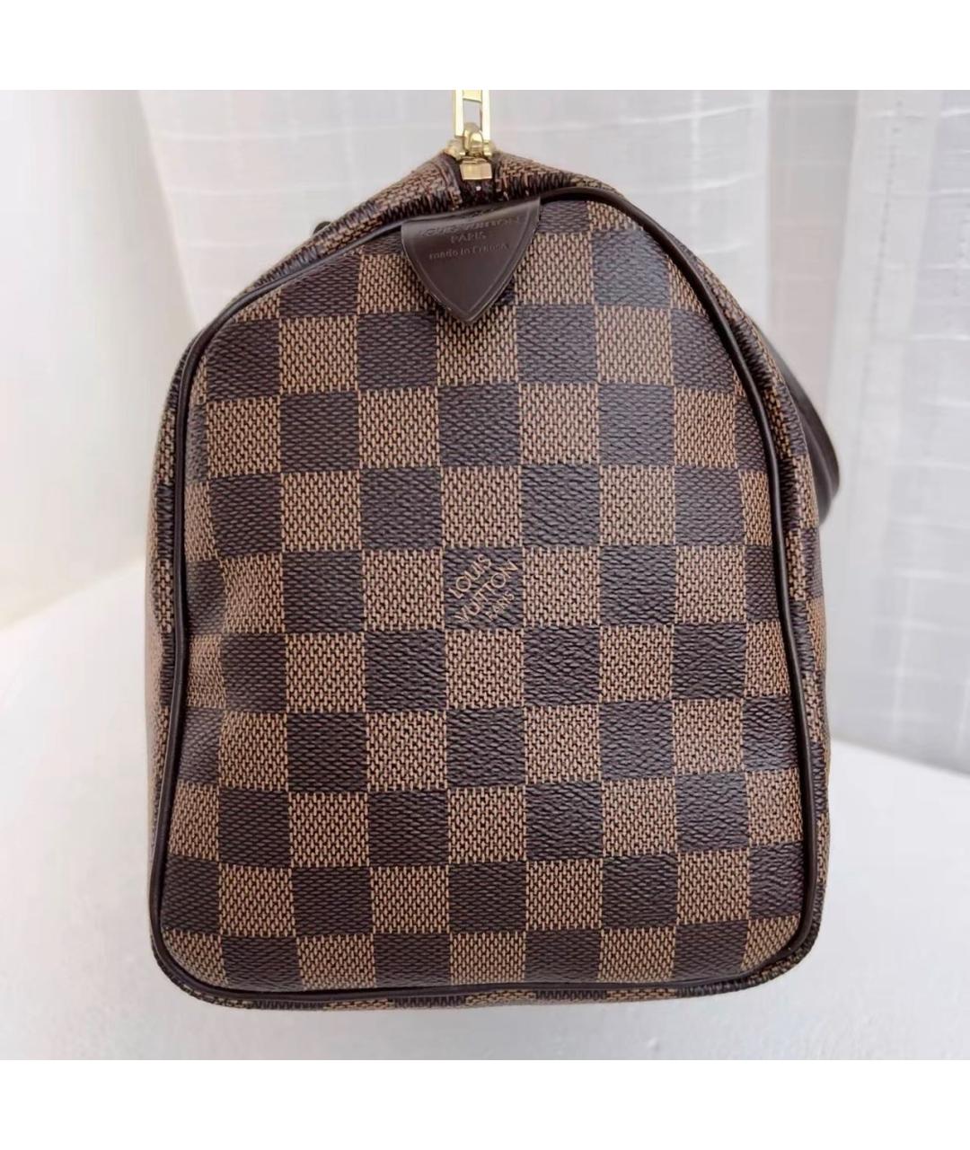 LOUIS VUITTON Коричневая сумка с короткими ручками, фото 5