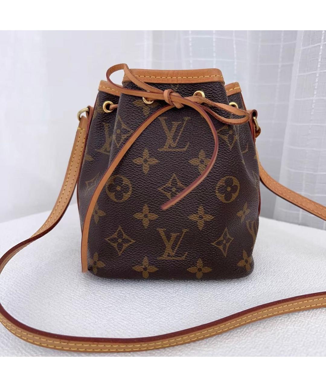 LOUIS VUITTON Коричневая сумка через плечо, фото 8
