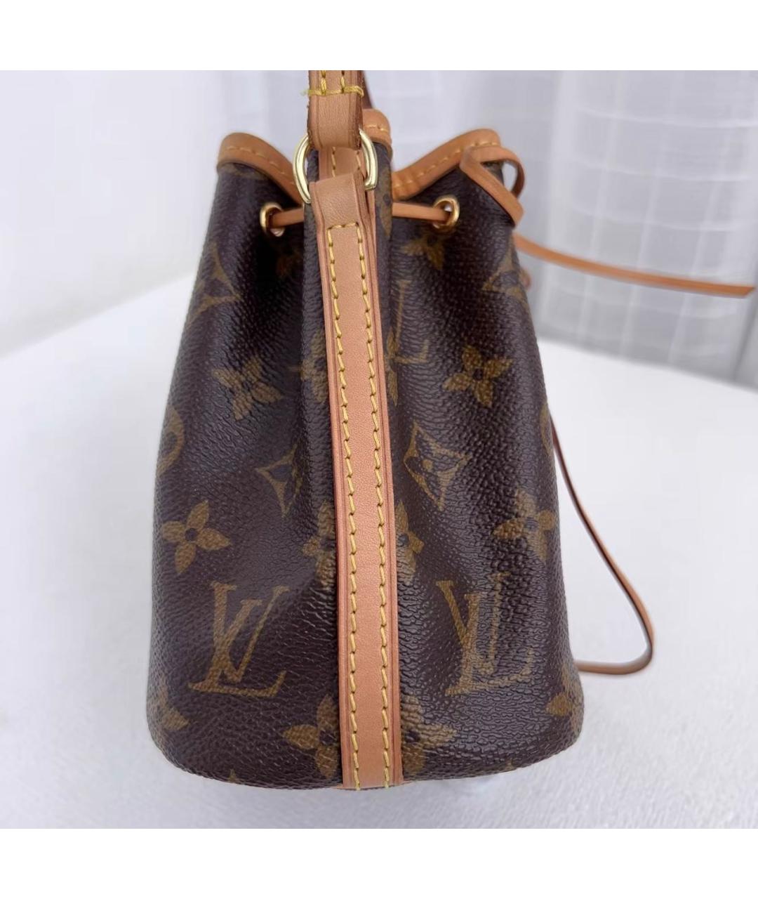 LOUIS VUITTON Коричневая сумка через плечо, фото 4