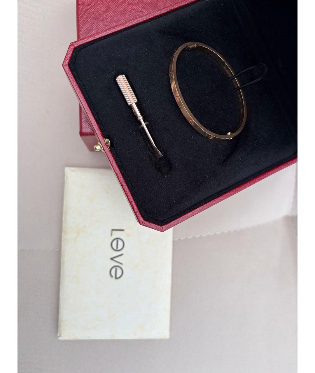 CARTIER Золотой браслет из розового золота, фото 3