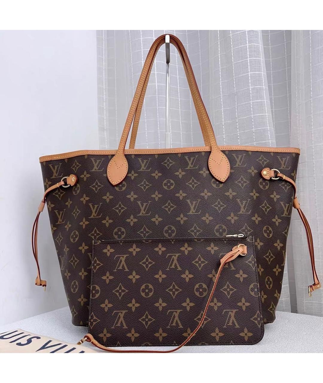 LOUIS VUITTON Коричневая сумка тоут, фото 2