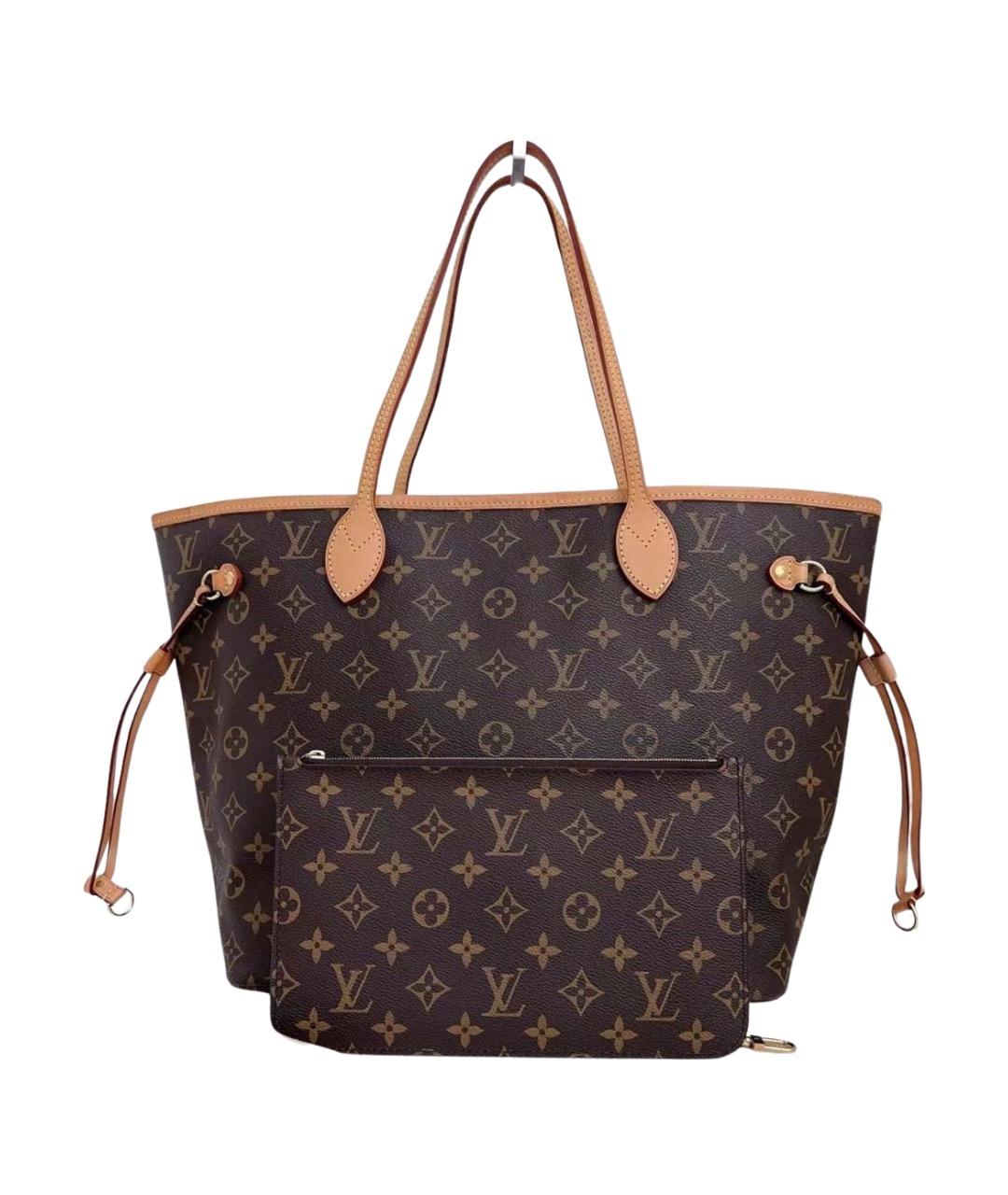 LOUIS VUITTON Коричневая сумка тоут, фото 1