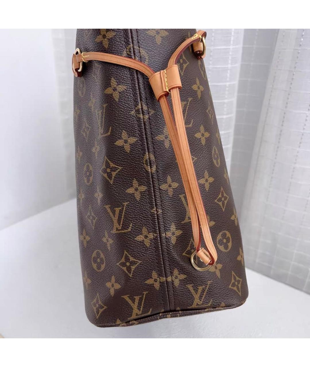 LOUIS VUITTON Коричневая сумка тоут, фото 4