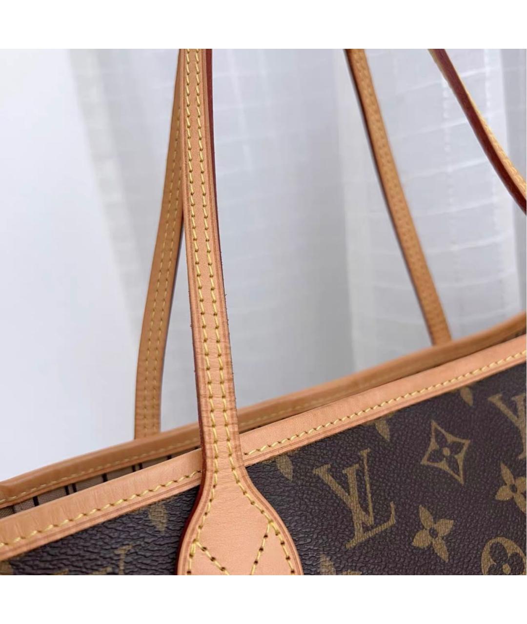 LOUIS VUITTON Коричневая сумка тоут, фото 5