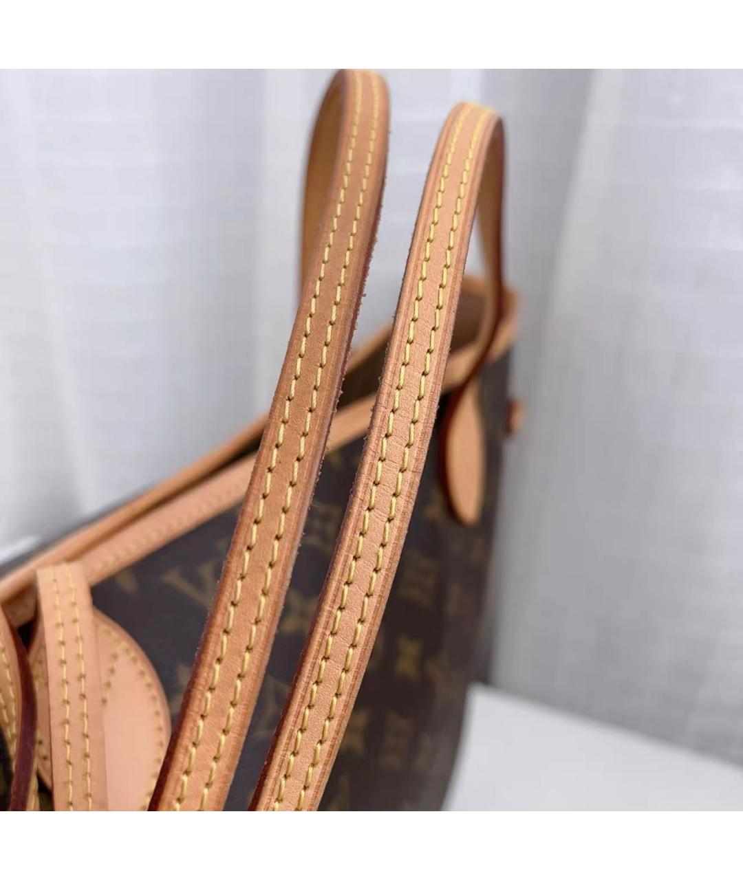 LOUIS VUITTON Коричневая сумка тоут, фото 7