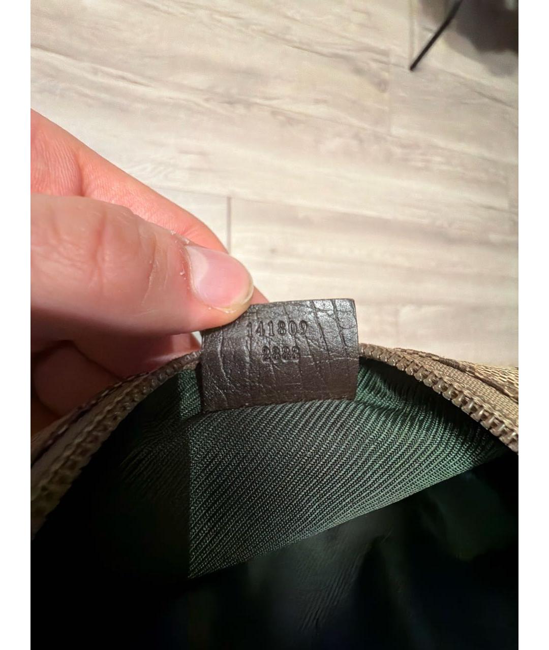 GUCCI Бежевая сумка с короткими ручками, фото 5