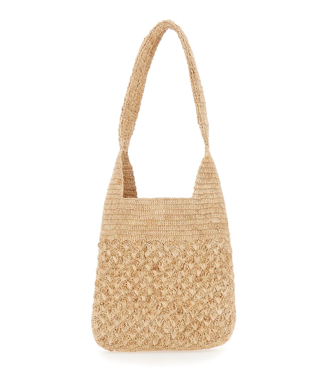 ISABEL MARANT Бежевая пелетеная сумка тоут, фото 2