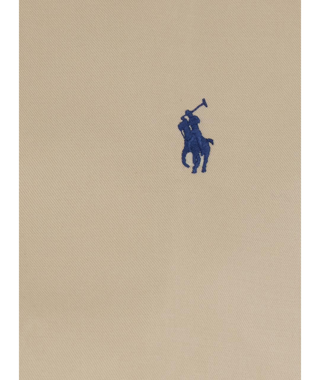 POLO RALPH LAUREN Бежевый хлопковый тренч/плащ, фото 3