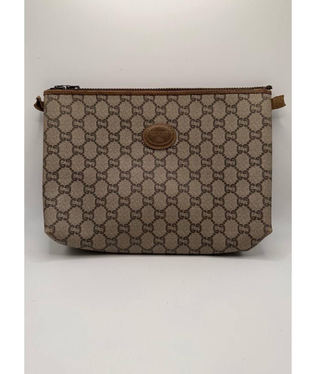 GUCCI Бежевая барсетка, фото 6