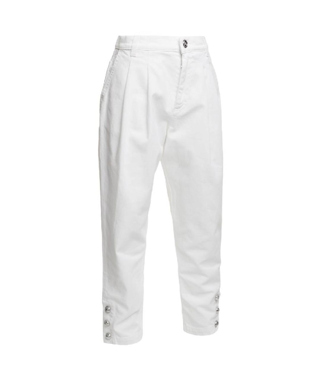 BALMAIN Белые хлопковые детские джинсы, фото 4