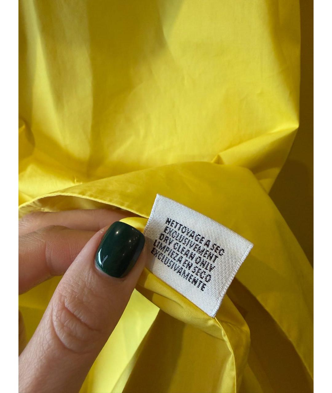 HERMES Желтая хлопковая рубашка, фото 5
