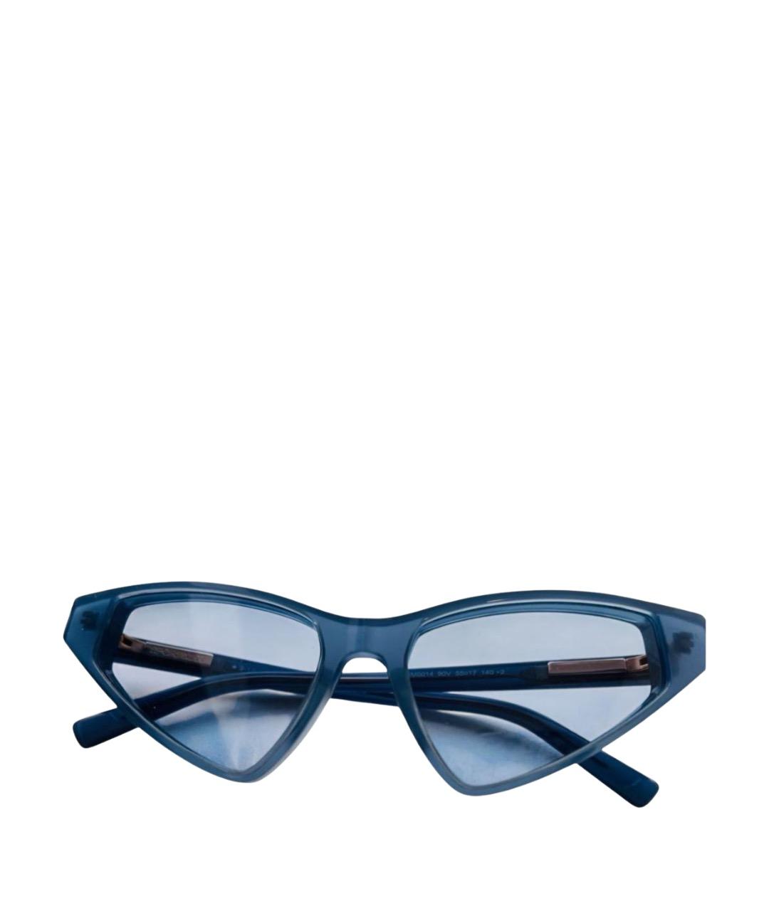 SPORTMAX Синие пластиковые солнцезащитные очки, фото 1