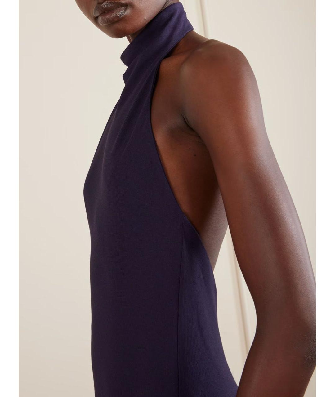 ALAIA Фиолетовое вискозное вечернее платье, фото 5