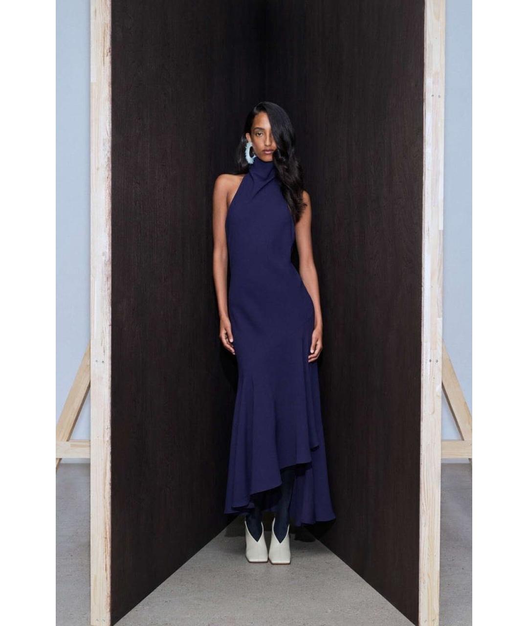 ALAIA Фиолетовое вискозное вечернее платье, фото 2