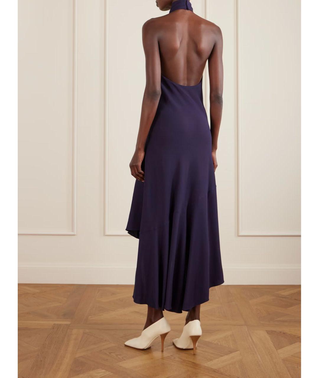 ALAIA Фиолетовое вискозное вечернее платье, фото 4
