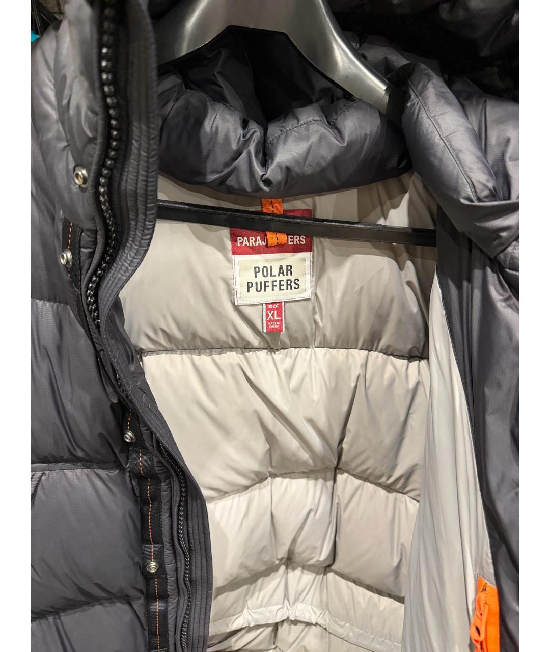 PARAJUMPERS Темно-синяя полиамидовая куртка, фото 3