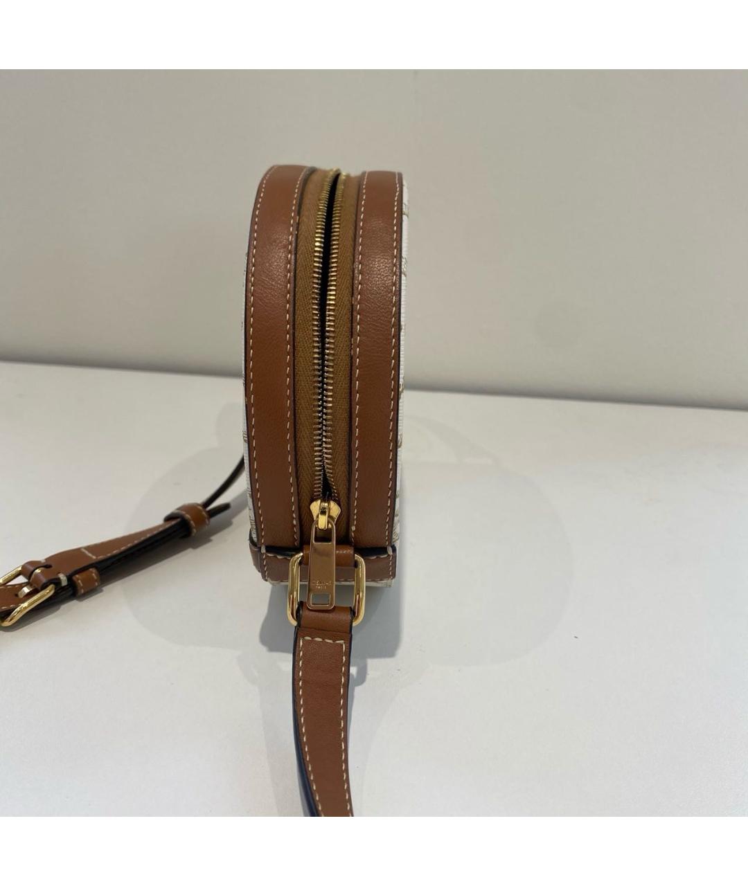 CELINE Бежевая сумка через плечо, фото 4