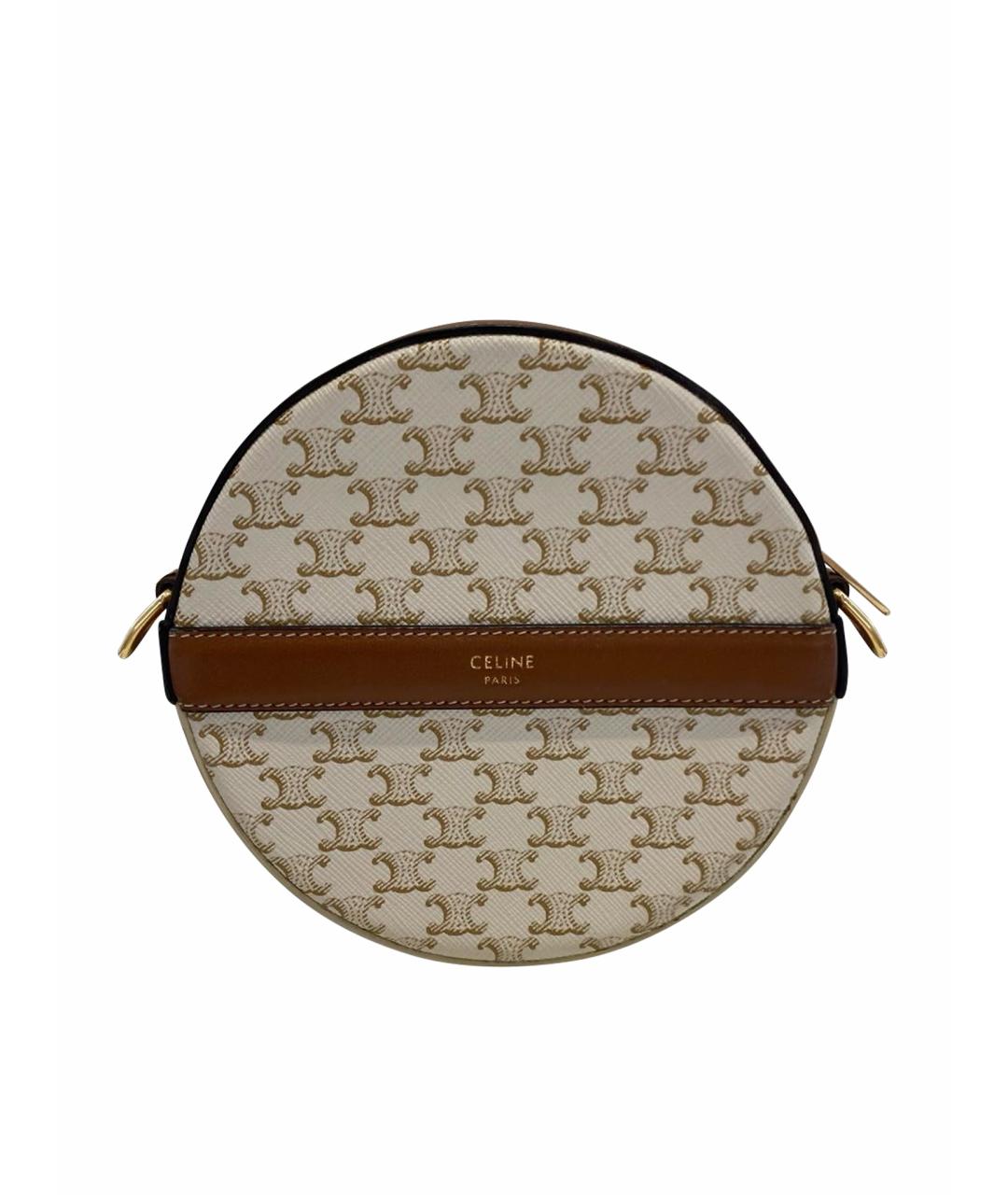 CELINE Бежевая сумка через плечо, фото 1