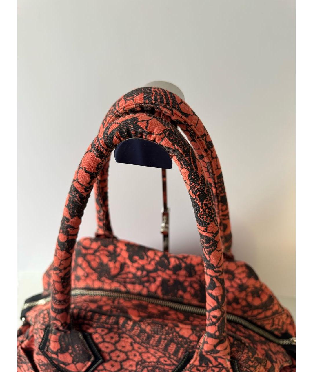 VIVIENNE WESTWOOD Оранжевая сумка с короткими ручками, фото 8