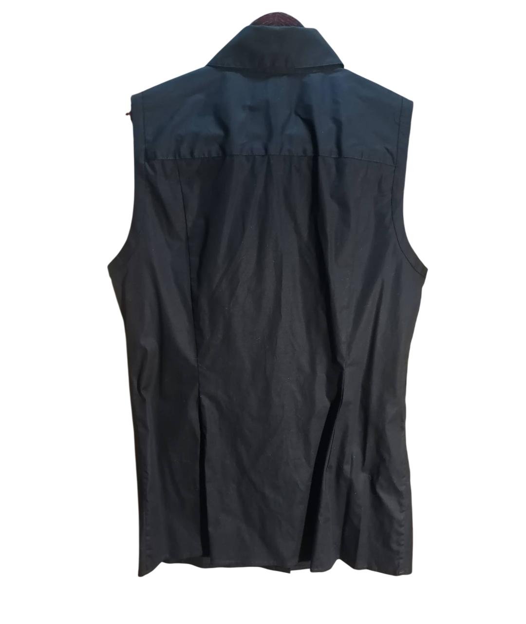 HUGO Черная хлопко-эластановая рубашка, фото 2