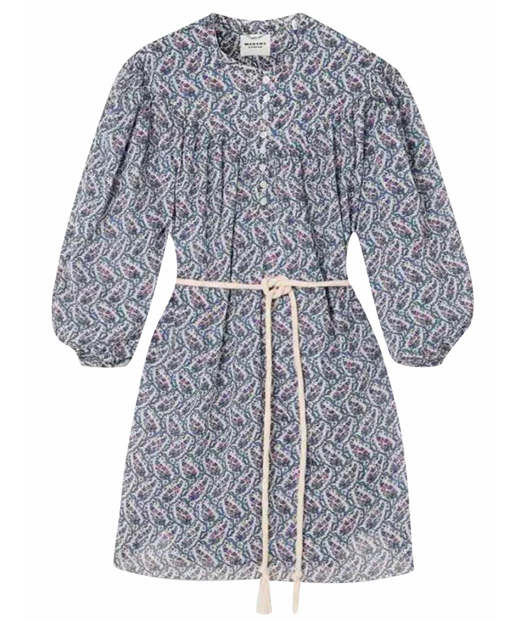 ISABEL MARANT ETOILE Мульти хлопковое повседневное платье, фото 1