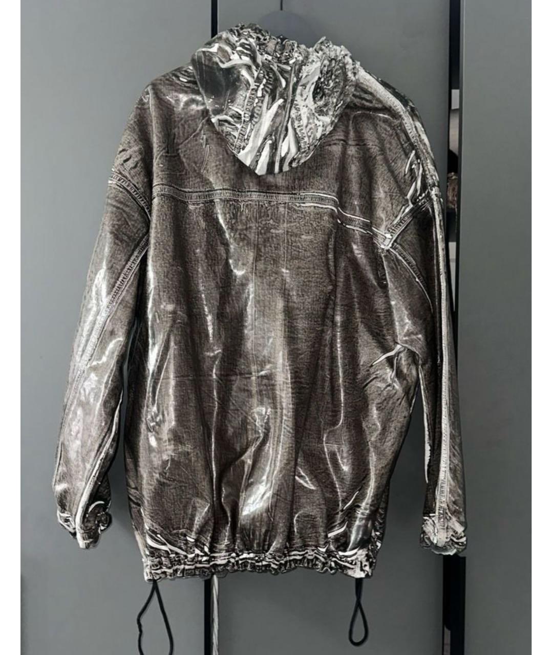 DIESEL Коричневая полиэстеровая куртка, фото 2