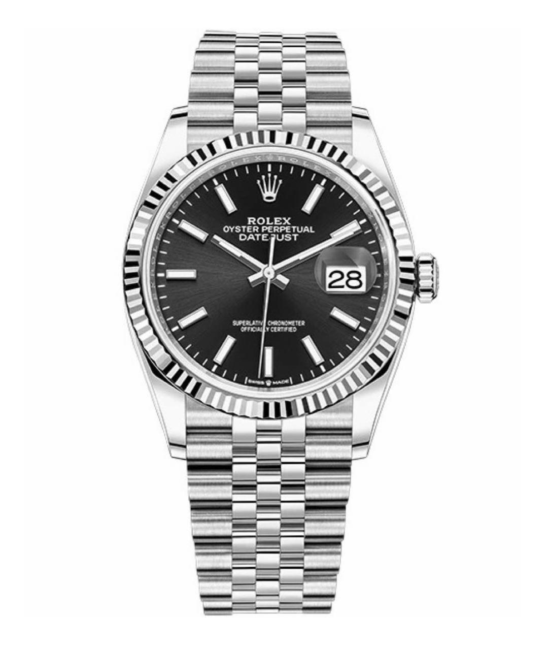 ROLEX Серебряные часы из белого золота, фото 1