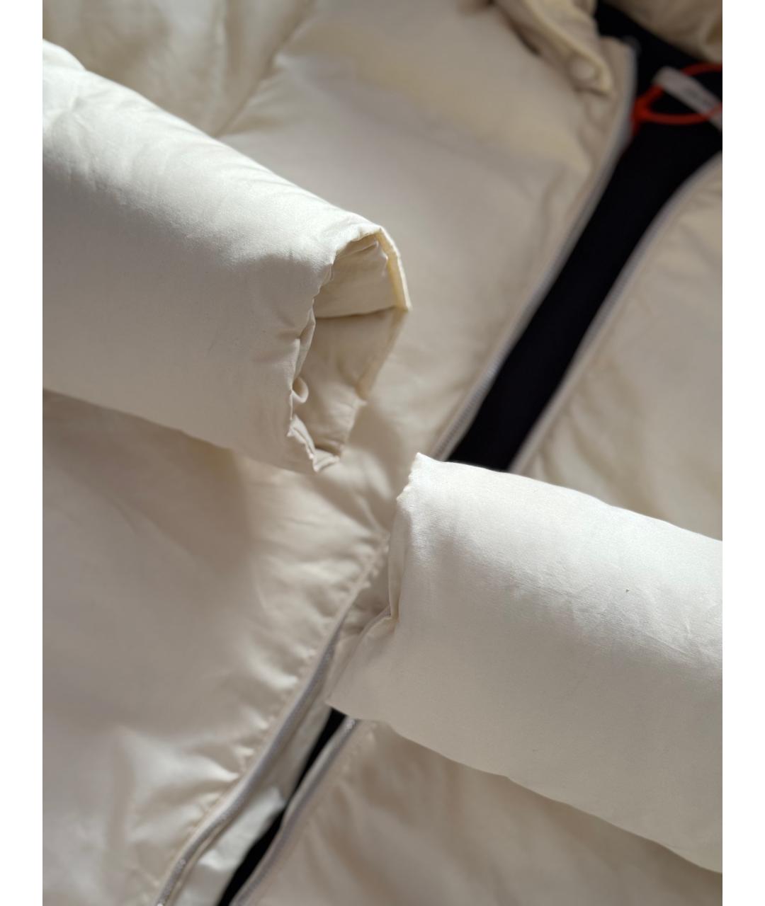 CELINE Бежевый хлопковый пуховик, фото 4