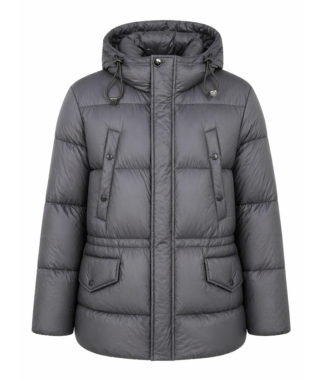 BURBERRY Темно-синяя полиамидовая куртка, фото 1