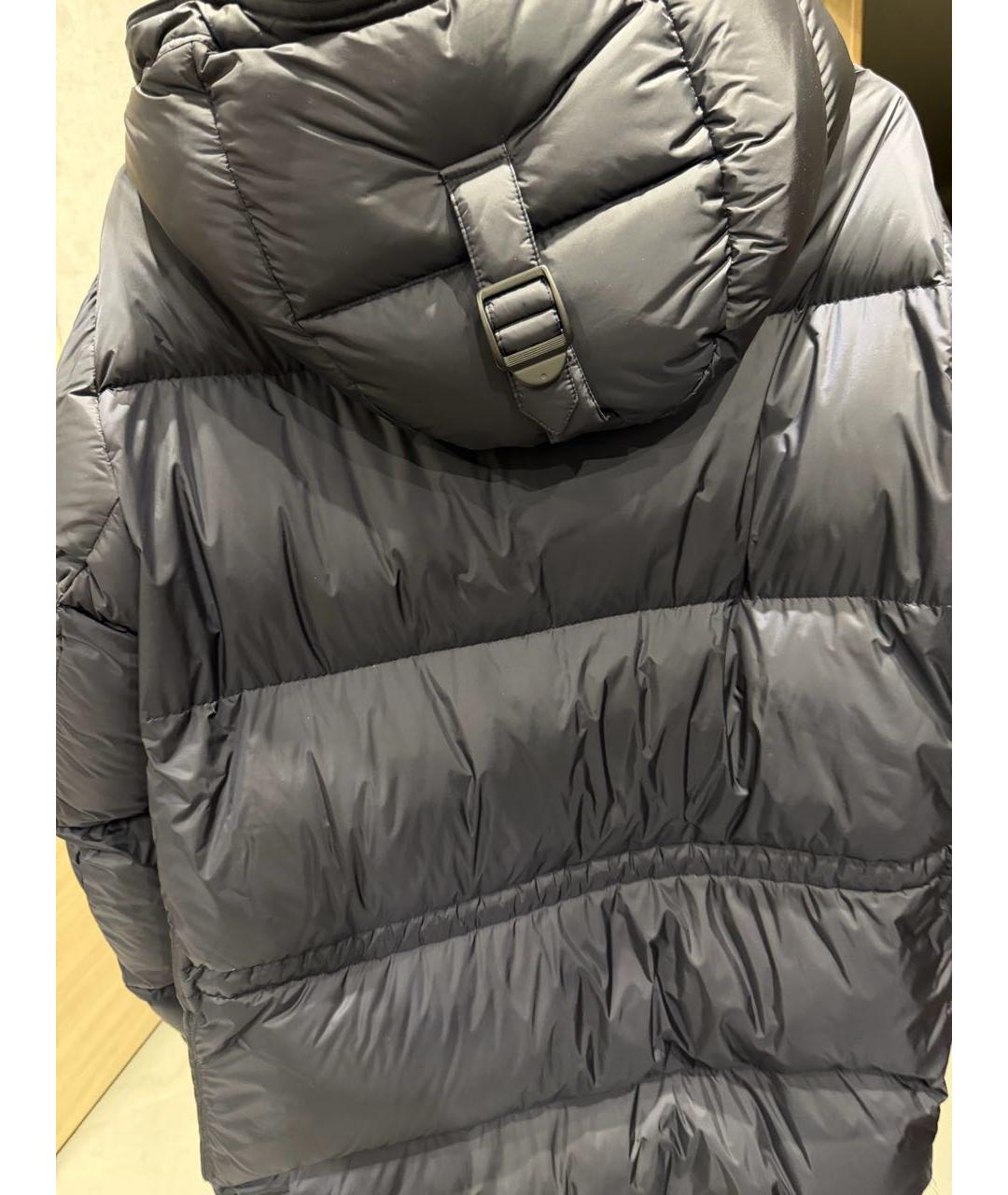 BURBERRY Темно-синяя полиамидовая куртка, фото 2