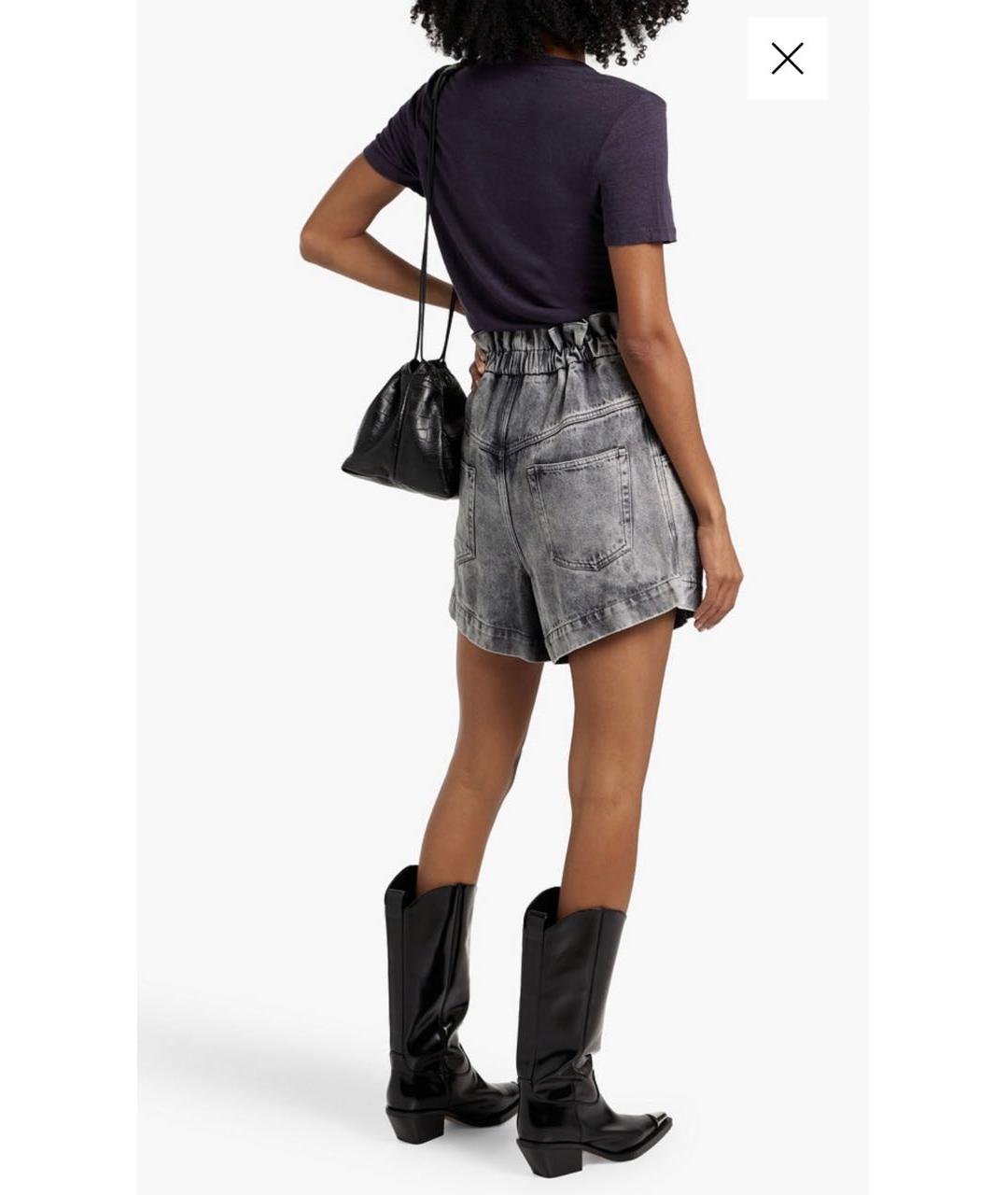 ISABEL MARANT Серые вискозные шорты, фото 8