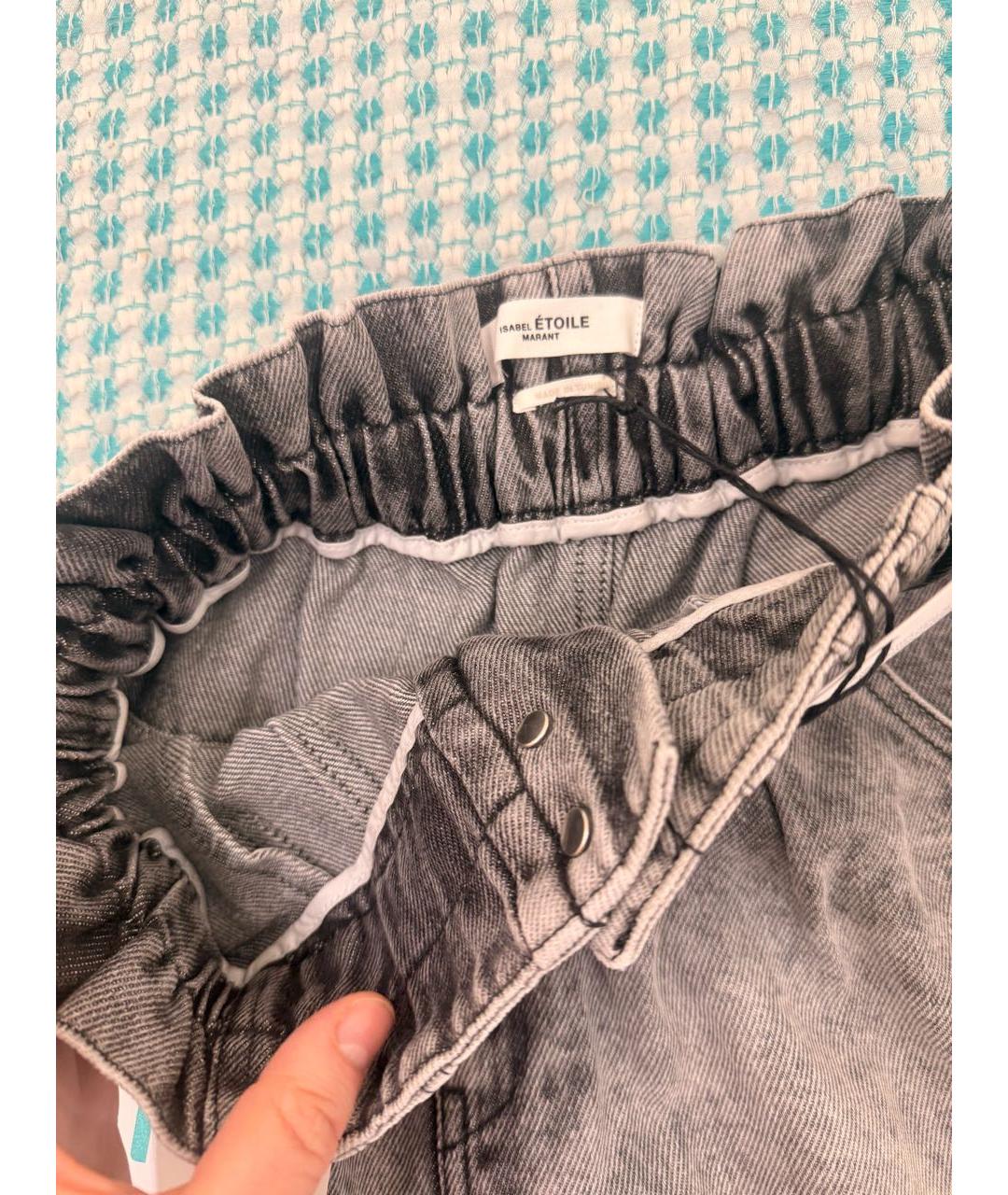 ISABEL MARANT Серые вискозные шорты, фото 4