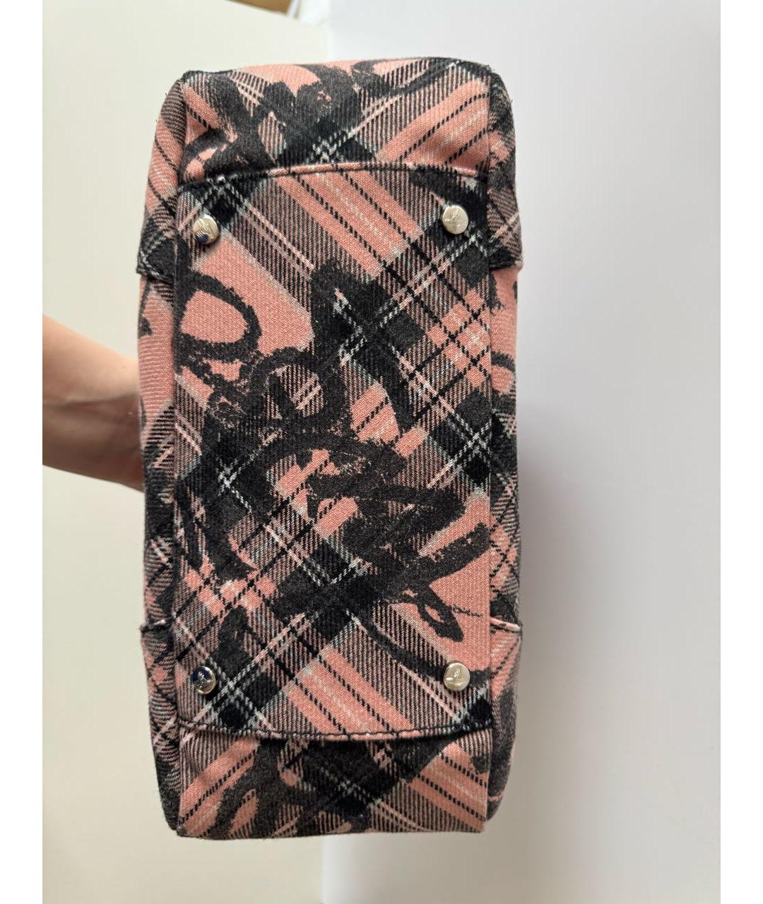 VIVIENNE WESTWOOD Коралловая сумка с короткими ручками, фото 5