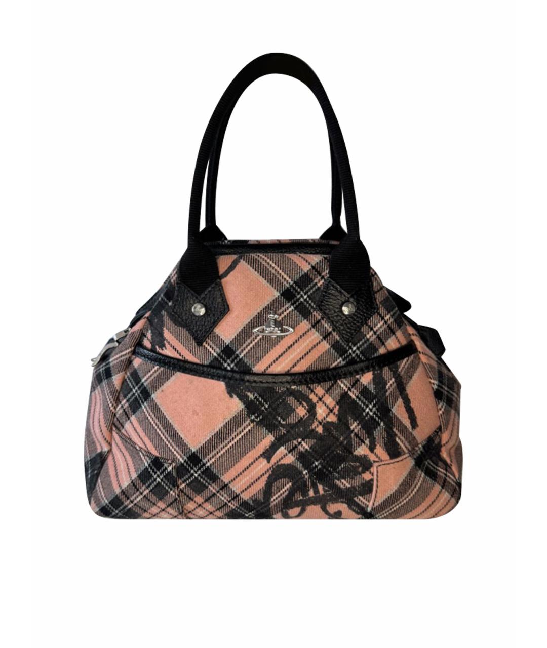 VIVIENNE WESTWOOD Коралловая сумка с короткими ручками, фото 1