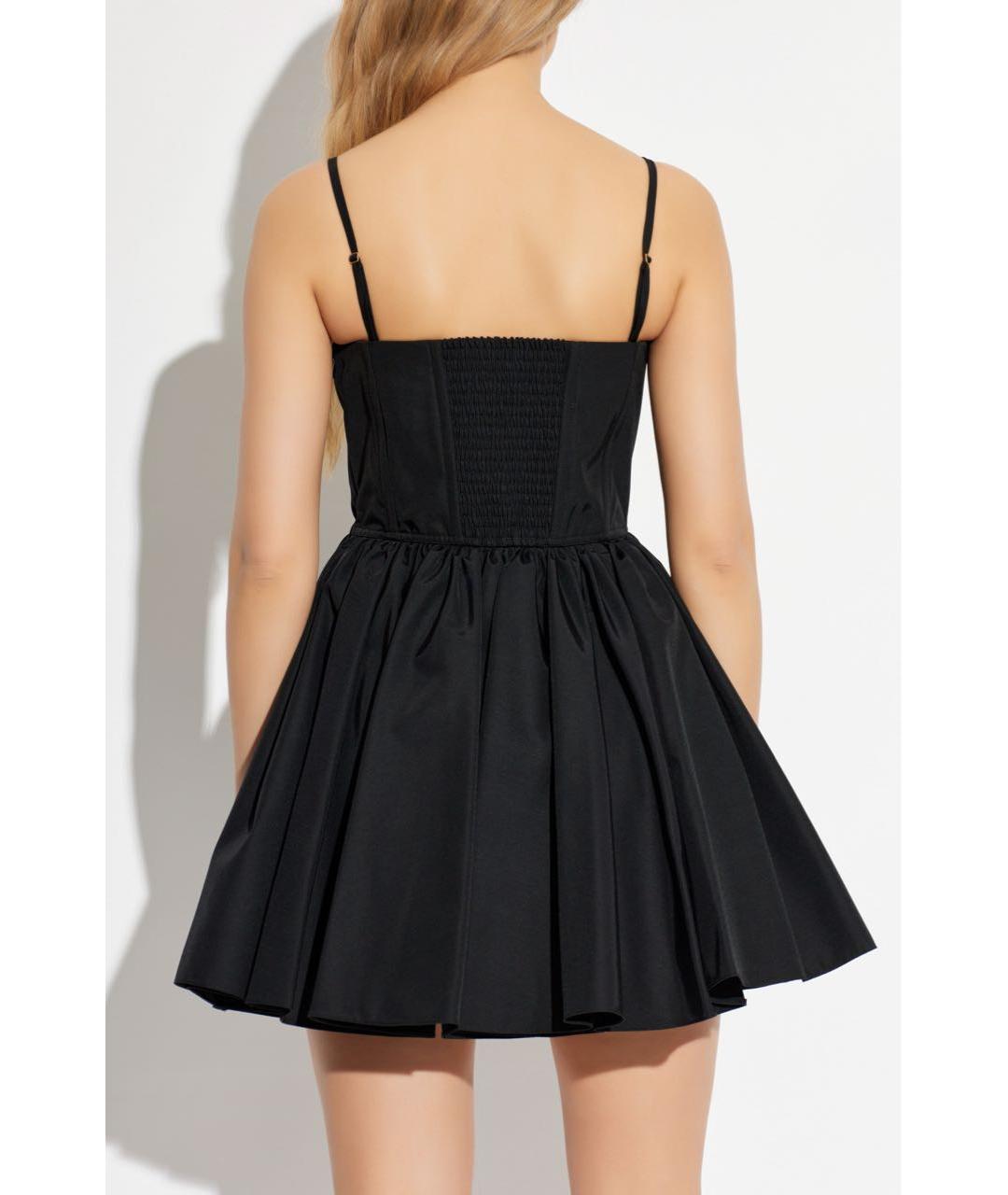 ALAIA Черное полиамидовое коктейльное платье, фото 8