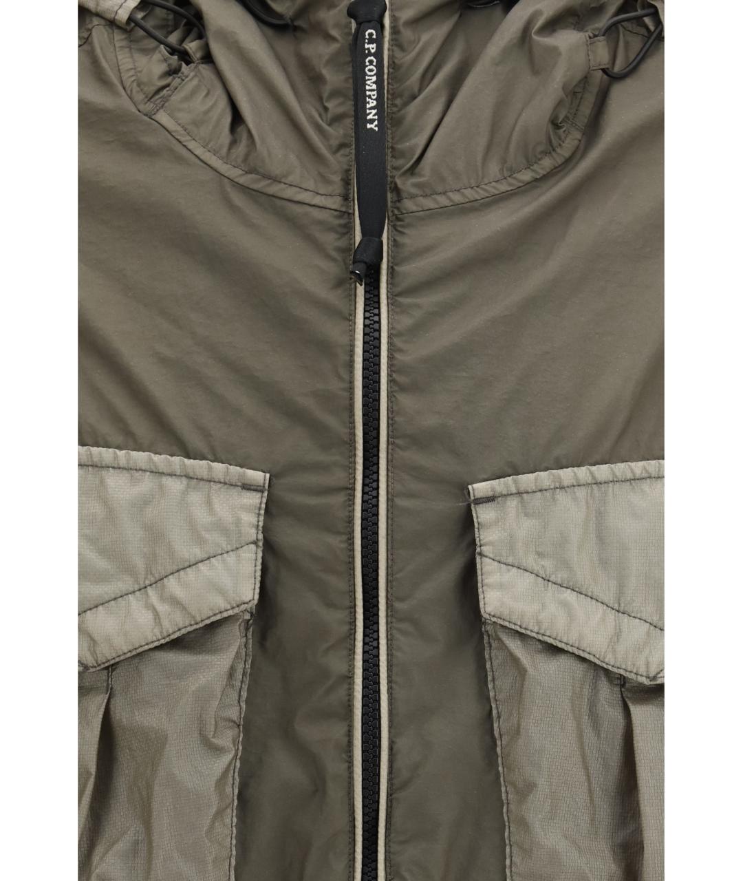 CP COMPANY Серая синтетическая куртка, фото 3
