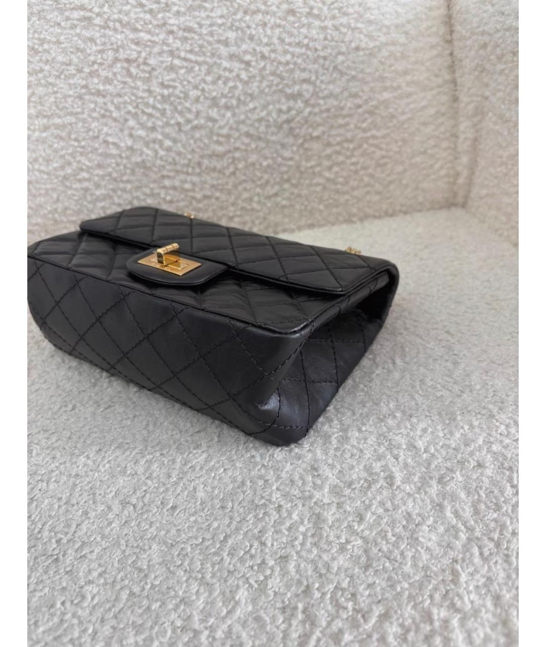 CHANEL Черная кожаная сумка через плечо, фото 4