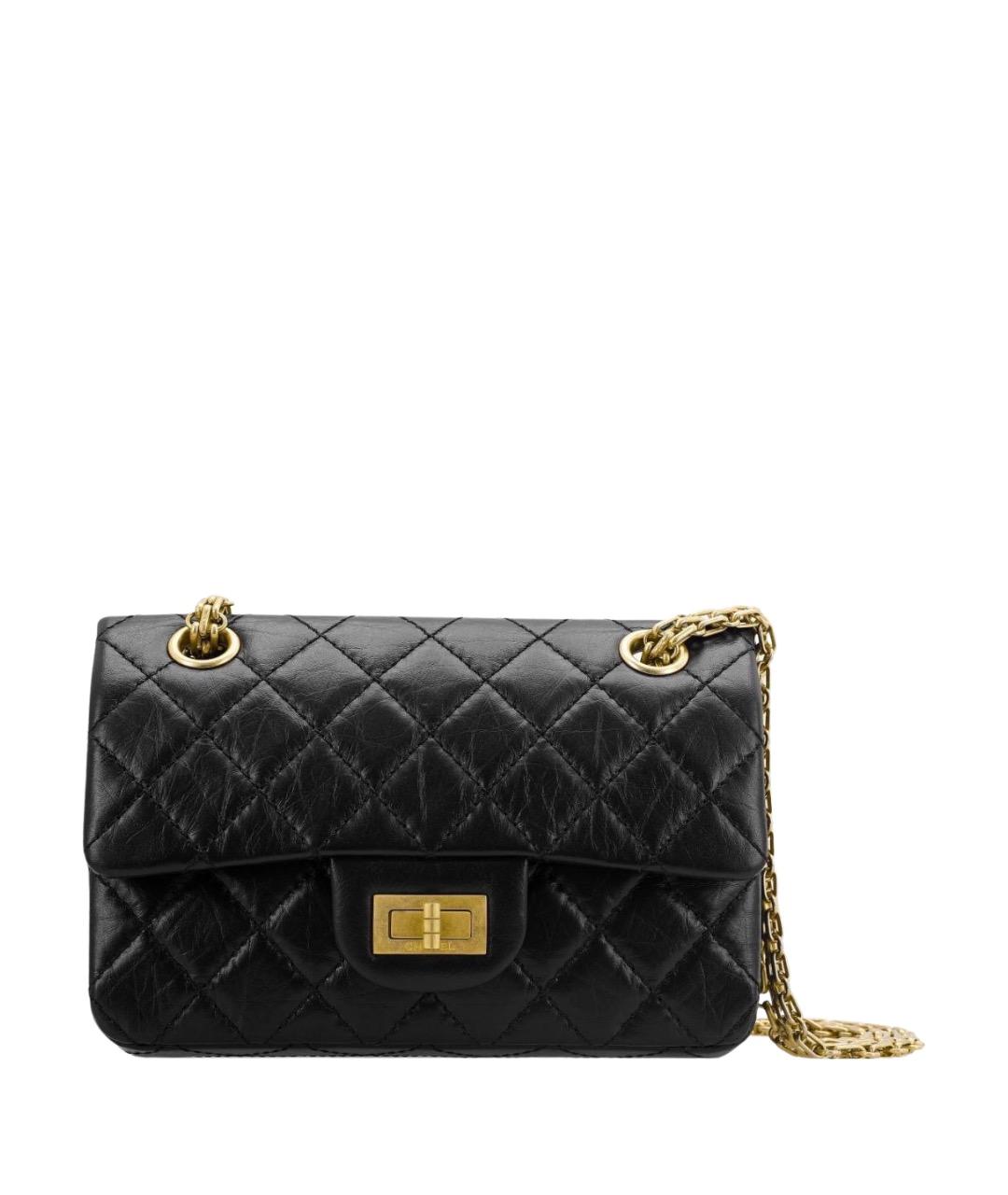 CHANEL Черная кожаная сумка через плечо, фото 1