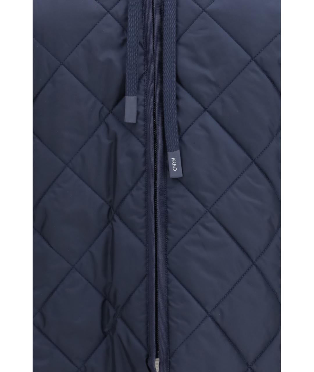 WEEKEND MAX MARA Синяя полиэстеровая куртка, фото 3