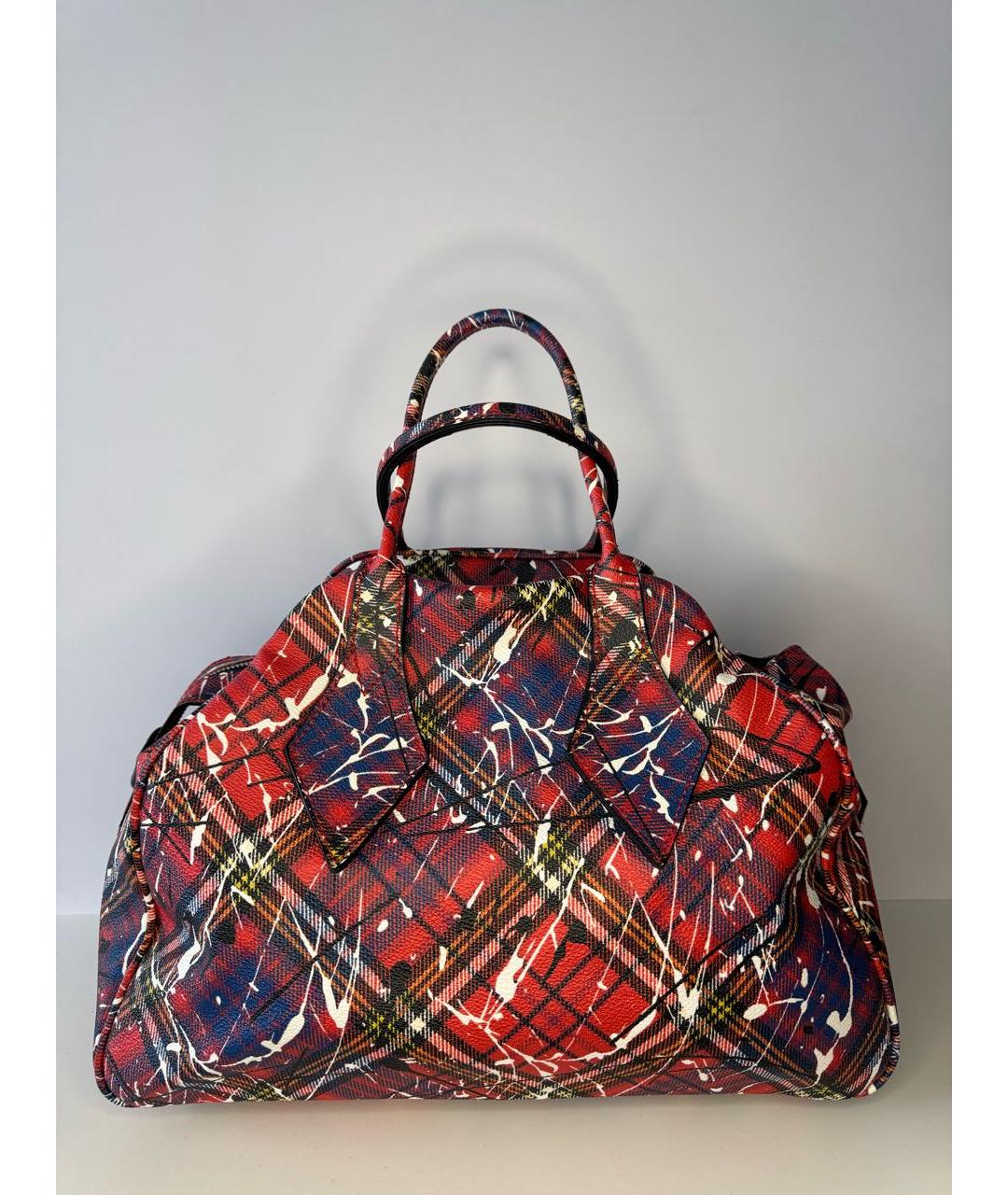 VIVIENNE WESTWOOD Красная сумка с короткими ручками, фото 2