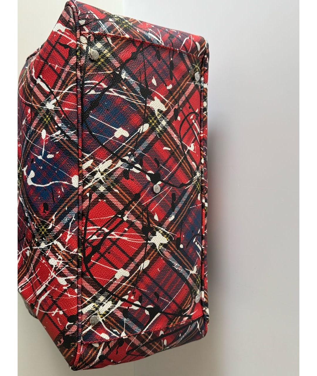 VIVIENNE WESTWOOD Красная сумка с короткими ручками, фото 5