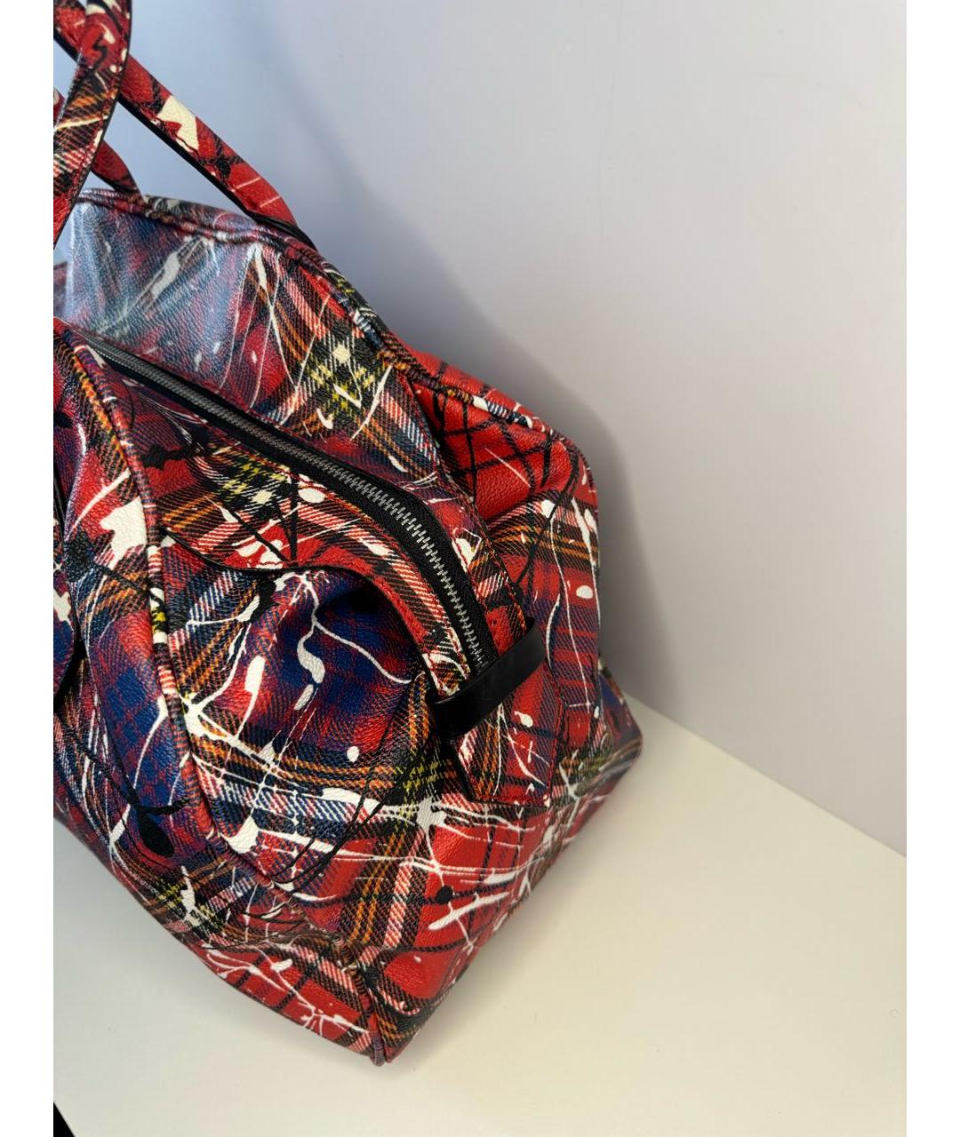 VIVIENNE WESTWOOD Красная сумка с короткими ручками, фото 7