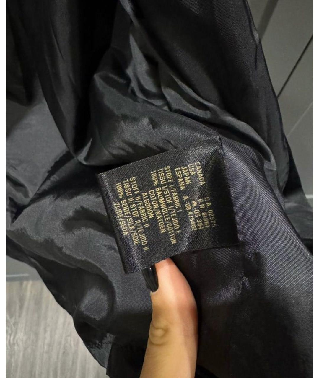 ESCADA Черное хлопковое коктейльное платье, фото 7