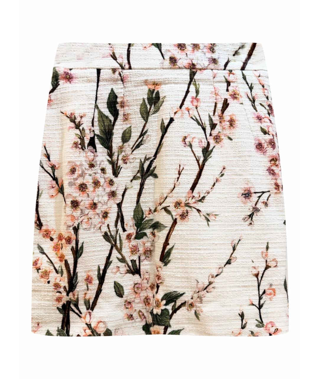 DOLCE&GABBANA Мульти хлопковая юбка мини, фото 1