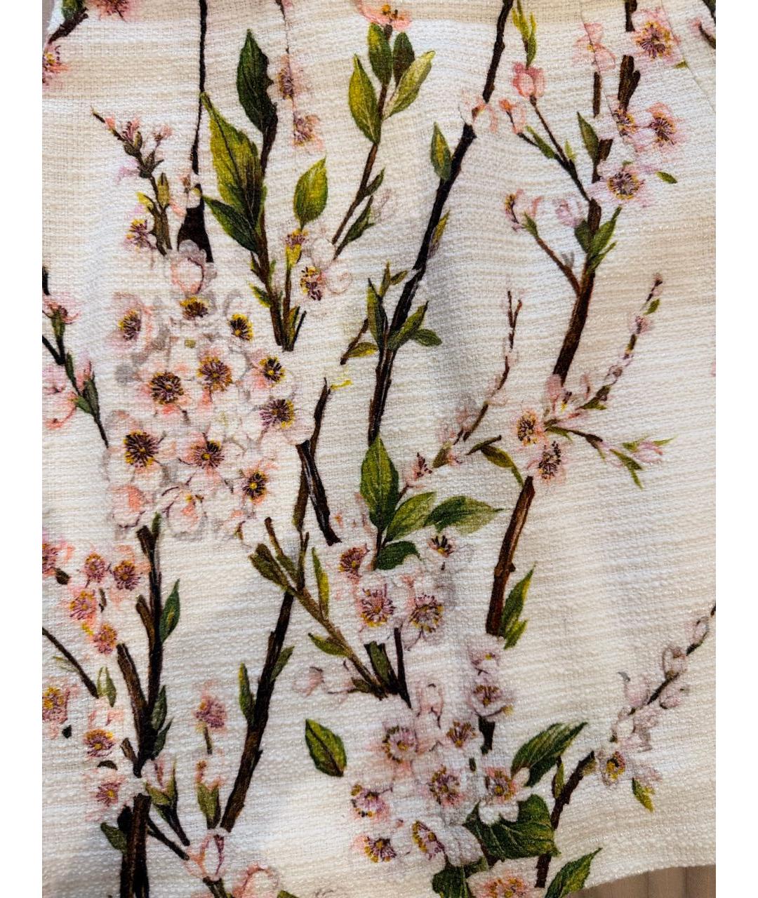 DOLCE&GABBANA Мульти хлопковая юбка мини, фото 7